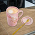 Pink Marble Best Auntie Ever Mug Set
